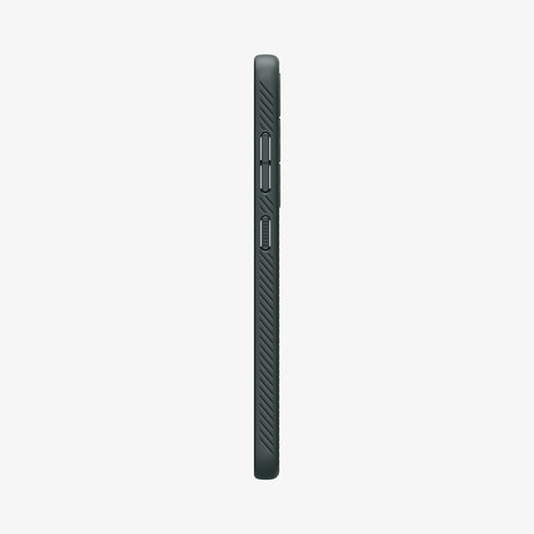 ACS07287 - Galaxy S24 Ultra Case Liquid Air in Matte Black showing the back